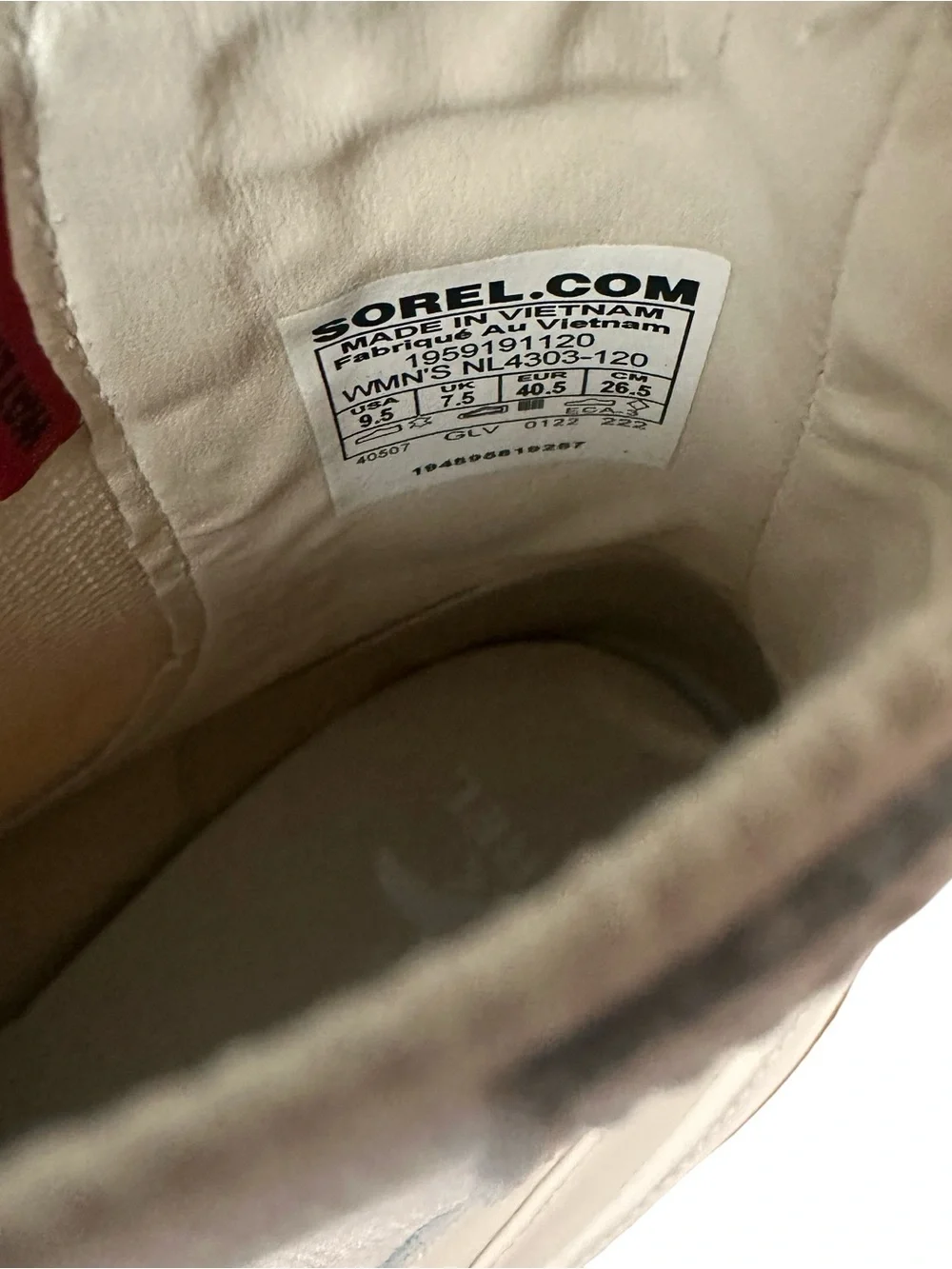 Sorel Brex Chelsea Sea Salt Cream Leather Waterproof Boots with Tan Lug Sole